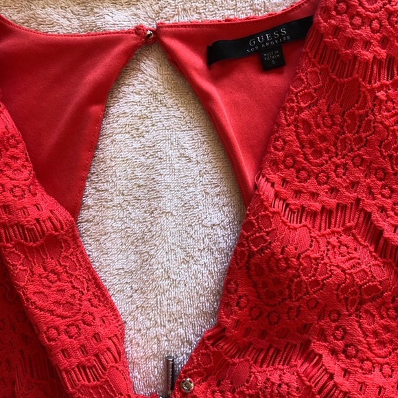 Beautiful Red Sheath Dress - Picture 4 of 4